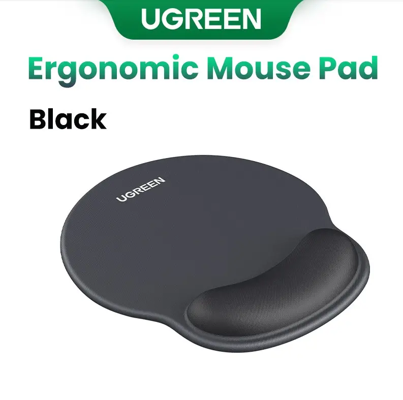 Εργονομικό mouse pad LP668 UGREEN - ΜΑΥΡΟ