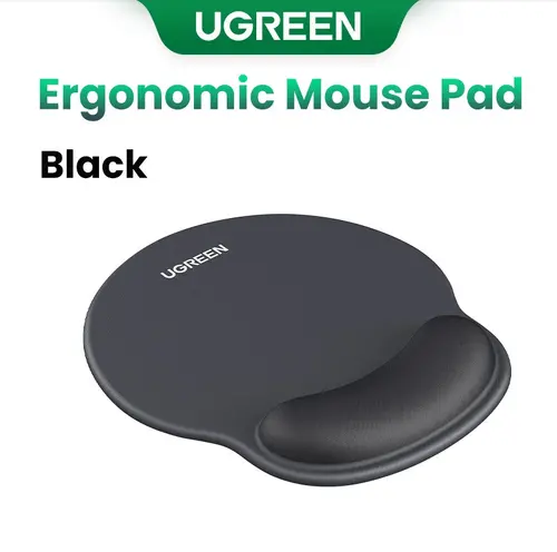 Mouse pad ergonomic LP668 UGREEN - NEGRU - 1