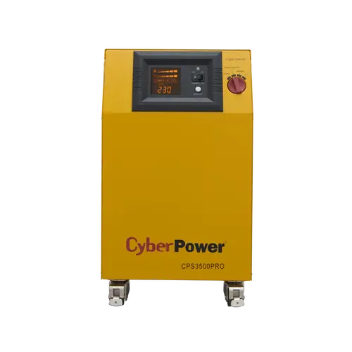 Инвертор 3500VA/2450W, 140-300 Vac, 24 Vdc, 1х HDB, 2x Schuko, AVR, синусоидален изход; работи с външни батерии; CPS3500PRO - image 1