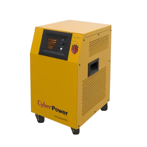 Инвертор 3500VA/2450W, 140-300 Vac, 24 Vdc, 1х HDB, 2x Schuko, AVR, синусоидален изход; работи с външни батерии; CPS3500PRO