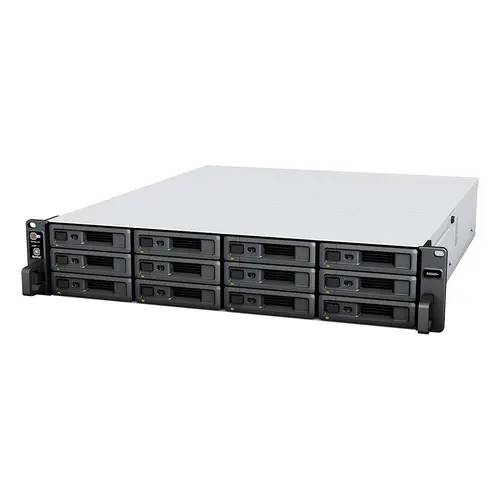 24-bay Synology NAS Server for  Small and Medium Business( 12 bays on base, expandable to 24 with RX1223RP) , 2U Rackmount RS2423+