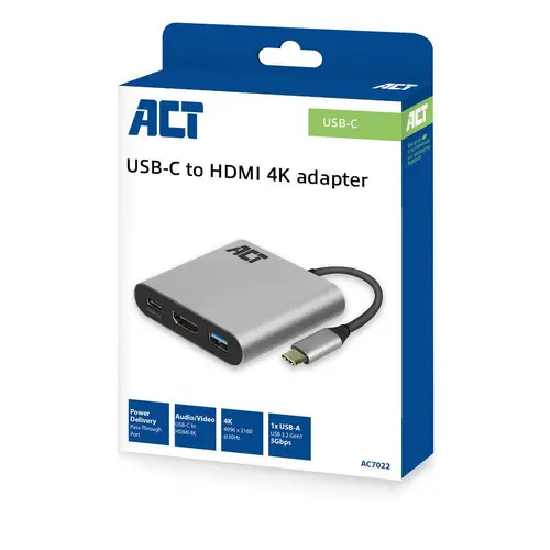 ACT Адаптер USB-C към HDMI 4K - image 4