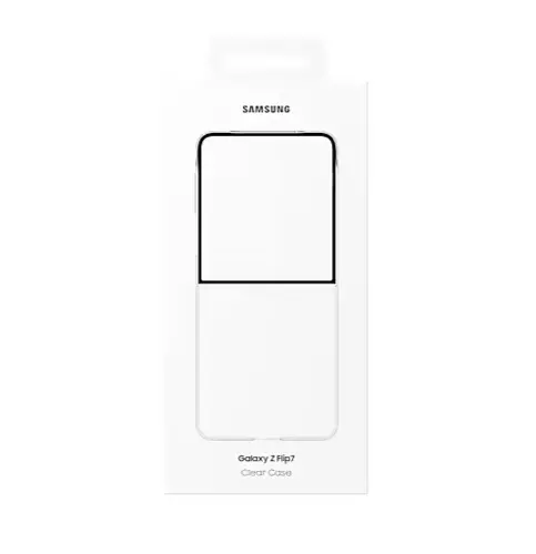 Калъф, Samsung Z Flip7 Clear Case Transparent - image 4