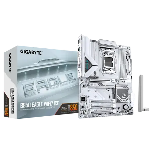 Дънна платка, GIGABYTE GB B850 EAGLE WF7 ICE - image 3