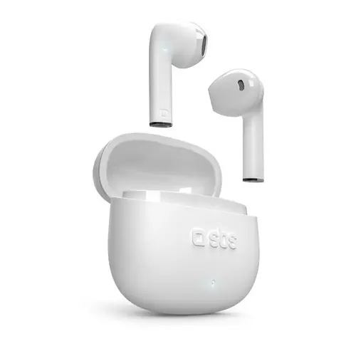 BLUETOOTH TWS СЛУШАЛКИ ONE COLOR SBS - БЯЛ
