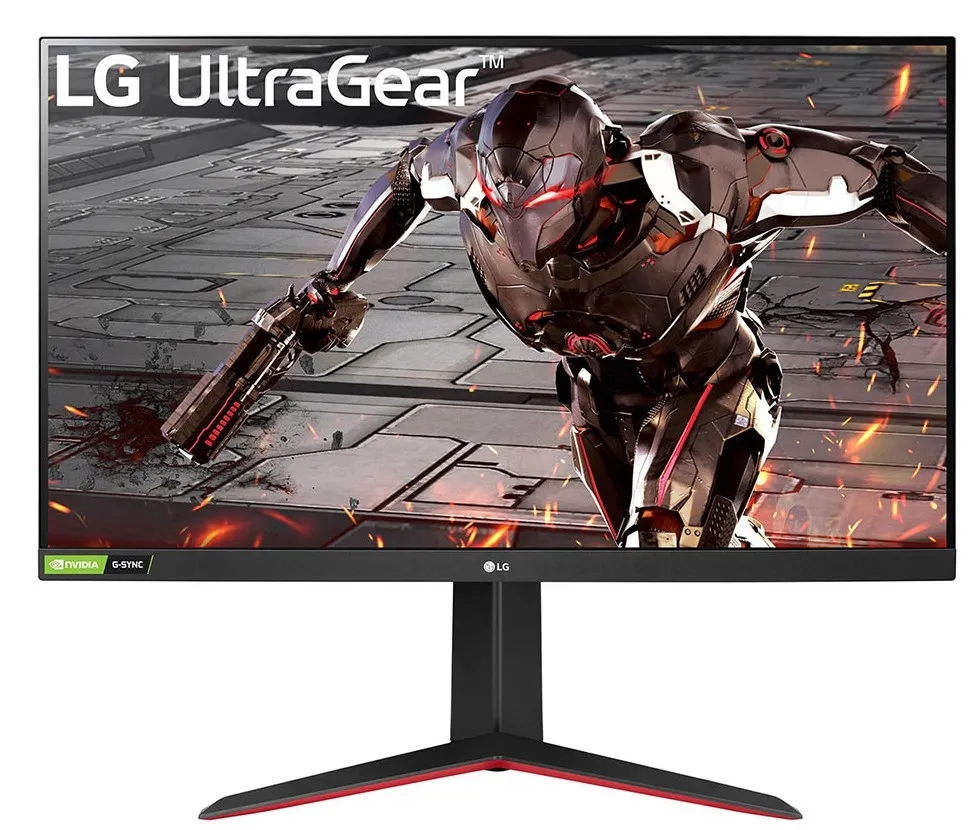 Монитор, LG 32GN550-B, 31.5" UltraGear VA, AG, 1ms MBR, 165Hz, 3000:1, 300cd/m2, Full HD 1920x1080, NVIDIA G-SYNC, Radeon FreeSync, HDR 10, sRGB 95%, HDMI, DisplayPort, Height Adjustable, Pivot, Tilt, Reader Mode, Black