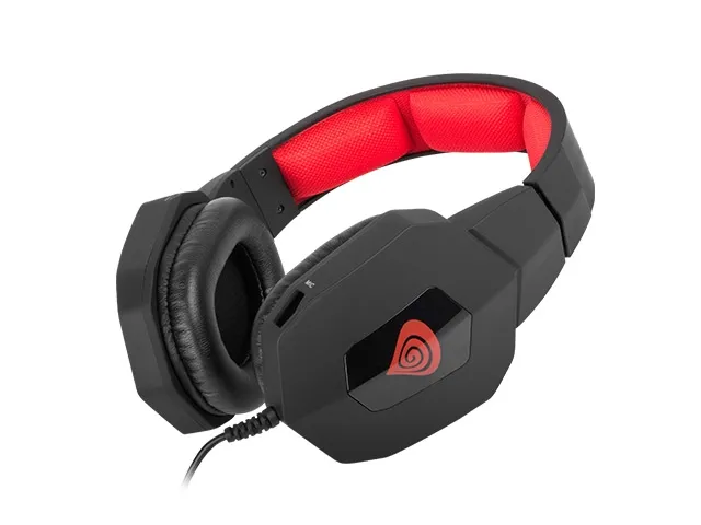 Слушалки, Genesis Headphones Argon 400 With Microphone Black-Red (H59) - image 2