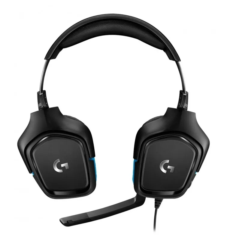 Слушалки, Logitech G432 Surround Headset, 50 mm Drivers, 7.1 DTS Headphone:X 2.0 Surround, Leather Ear Cushions, PC, Nintendo Switch, PS4, Xbox One, Black - image 3