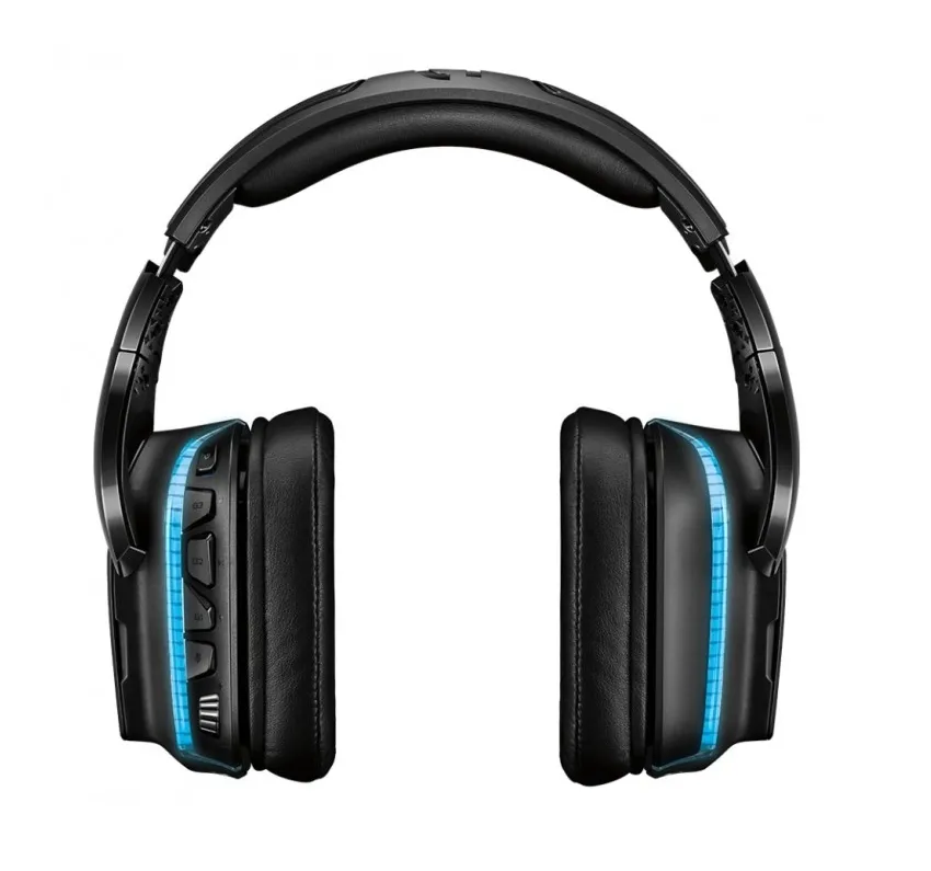 Слушалки, Logitech G935 Wireless Headset, Lightsync RGB, PRO-G 50 mm Drivers, 7.1 DTS Headphone:X 2.0 Surround, Leather Ear Cushions, Black - image 1