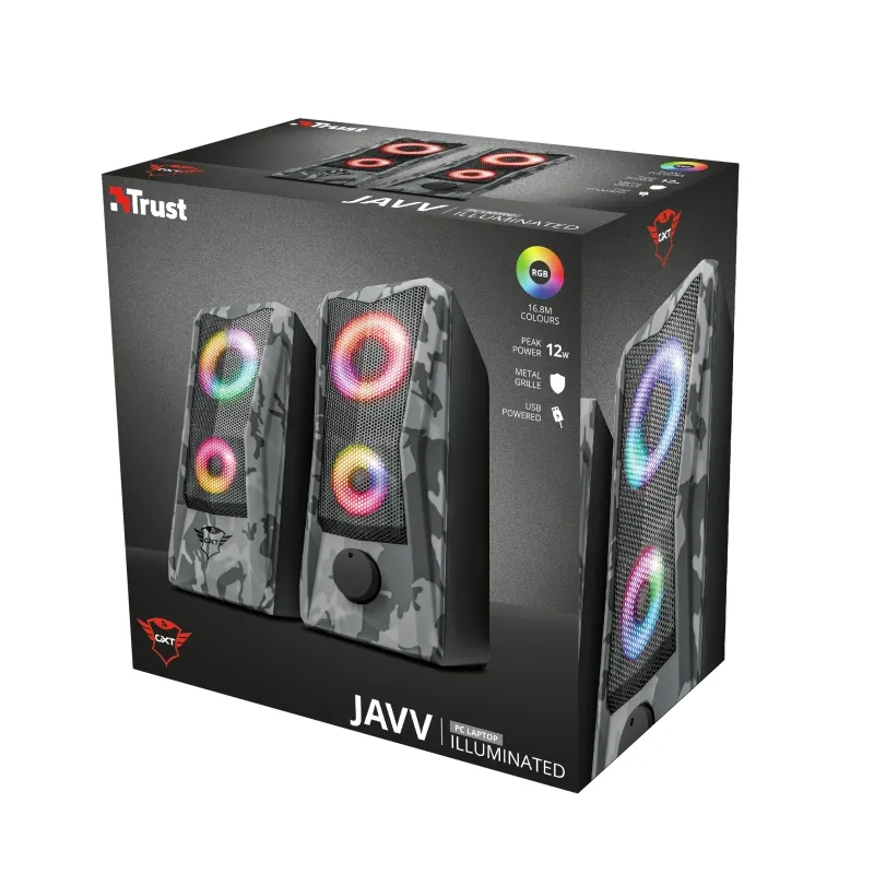 Тонколони, TRUST GXT 606 Javv RGB 2.0 Speaker Set - image 7
