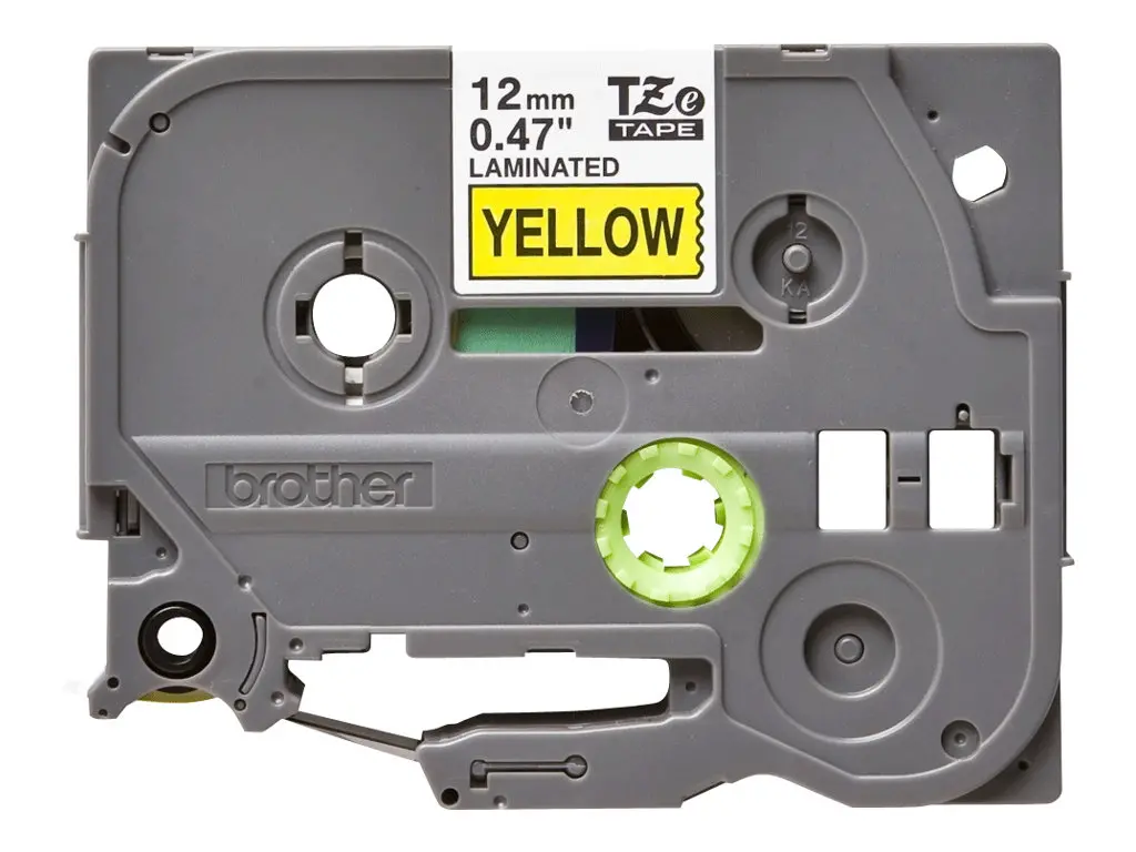 Консуматив, Brother TZe-631 Tape Black on Yellow, Laminated, 12mm, 8m - Eco - image 2