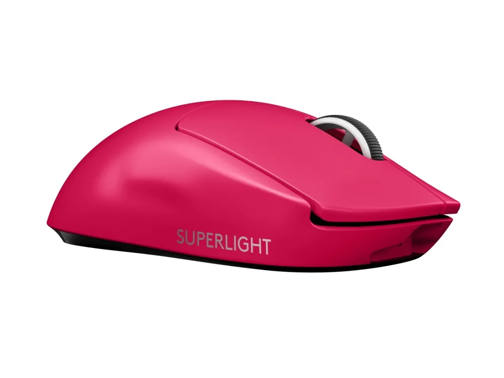 Мишка, Logitech G Pro X Superlight Wireless Mouse, Lightspeed Wireless 1ms, HERO 25K DPI Sensor, 400 IPS, Onboard Memory, >63g, Magenta - image 1