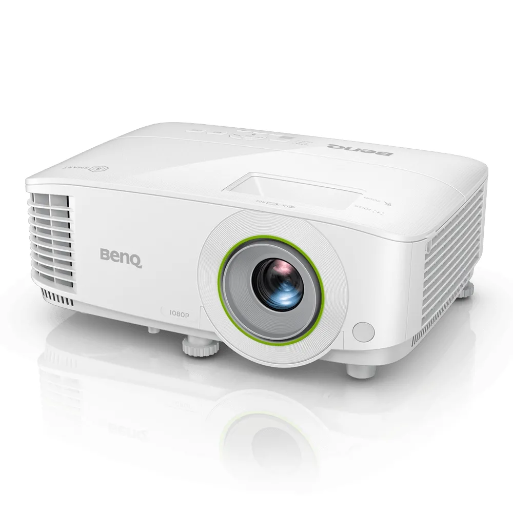 Мултимедиен проектор, BenQ EH600 DLP 1080P, 16:9, 3500lm, Wireless Android-based Smart Projector 1.1X, Throw Ratio 1.47-1.62, HDMIx2 (1 for wireless dongle), Wireless projection (support Android, iOS, Windows,MAC,Chrome), Dual Band WiFi, BT 4.0, up to 15000 hrs, 2.5 Kg, White - image 3