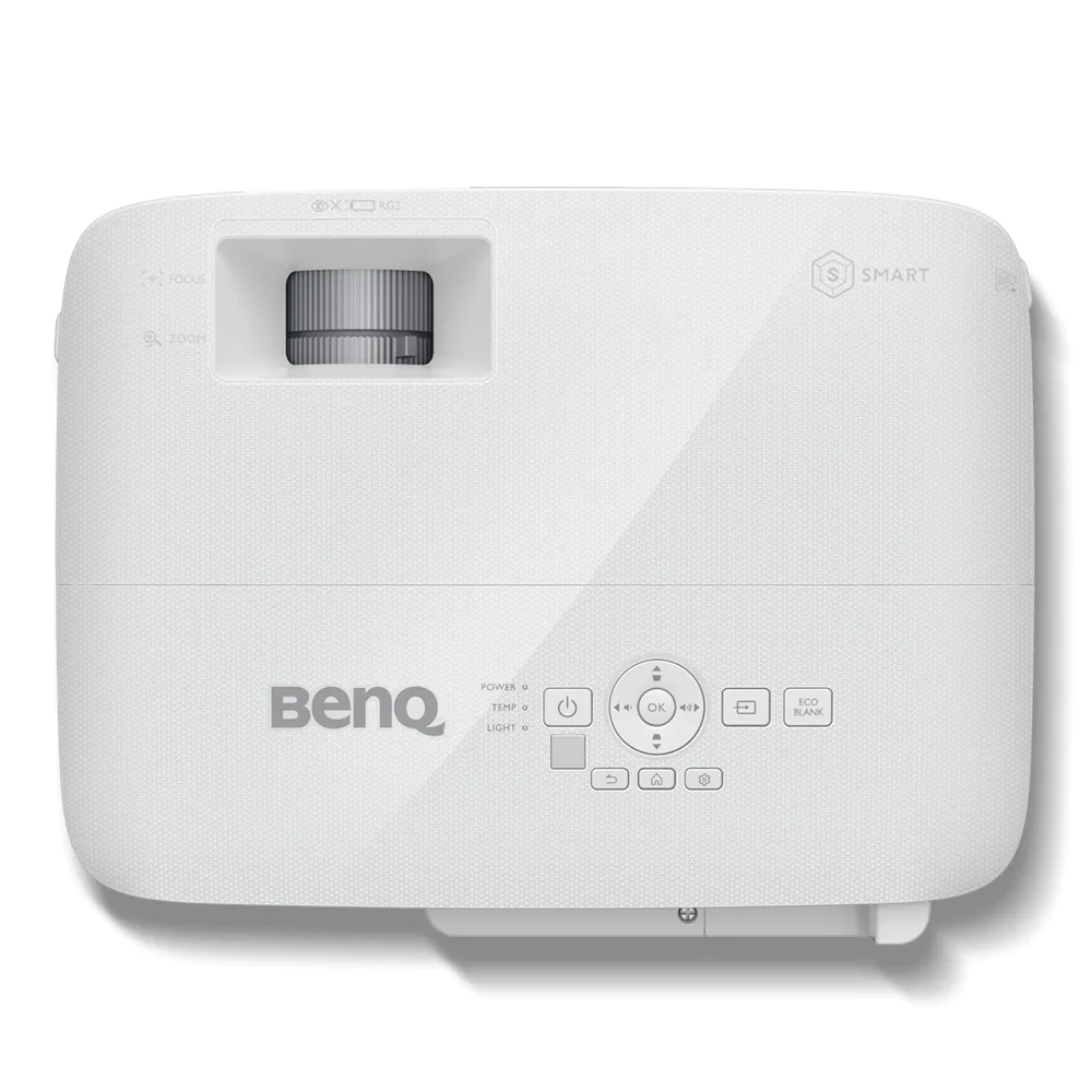 Мултимедиен проектор, BenQ EH600 DLP 1080P, 16:9, 3500lm, Wireless Android-based Smart Projector 1.1X, Throw Ratio 1.47-1.62, HDMIx2 (1 for wireless dongle), Wireless projection (support Android, iOS, Windows,MAC,Chrome), Dual Band WiFi, BT 4.0, up to 15000 hrs, 2.5 Kg, White - image 4