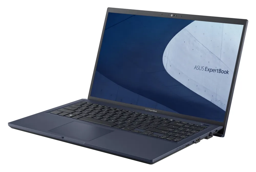 Лаптоп, Asus Expertbook B1 B1500CEAE-BQ3055, Intel Core i3-1115G4 3.0 GHz,(6M Cache, up to 4.1 GHz), 15.6" FHD IPS(1920x1080), Intel UHD Graphics, DDR4 8GB(ON BD.,1 slot free),256G PCIEG3 SSD, No OS,STAR BLACK - image 2