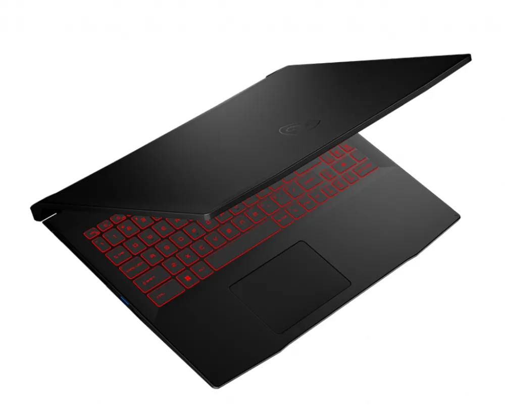 Лаптоп, MSI Katana GF66 12UGS, RTX3070Ti 8GB GDDR6, 15.6" FHD (1920x1080), 144Hz, i7-12700H (6P/8E, 20T, up to 4.70 GHz, 24MB), 16GB DDR4 (2x8GB) 3200MHz, 512GB PCIe Gen4 SSD, Single backlight KB (RED), Intel Wi-Fi 6E, NO OS, 3 cell, 53Whr, 2Y, Black - image 2