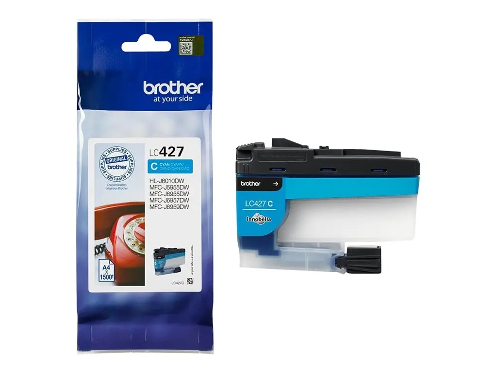 Консуматив, Brother LC-427C Cyan Ink Cartridge - image 2