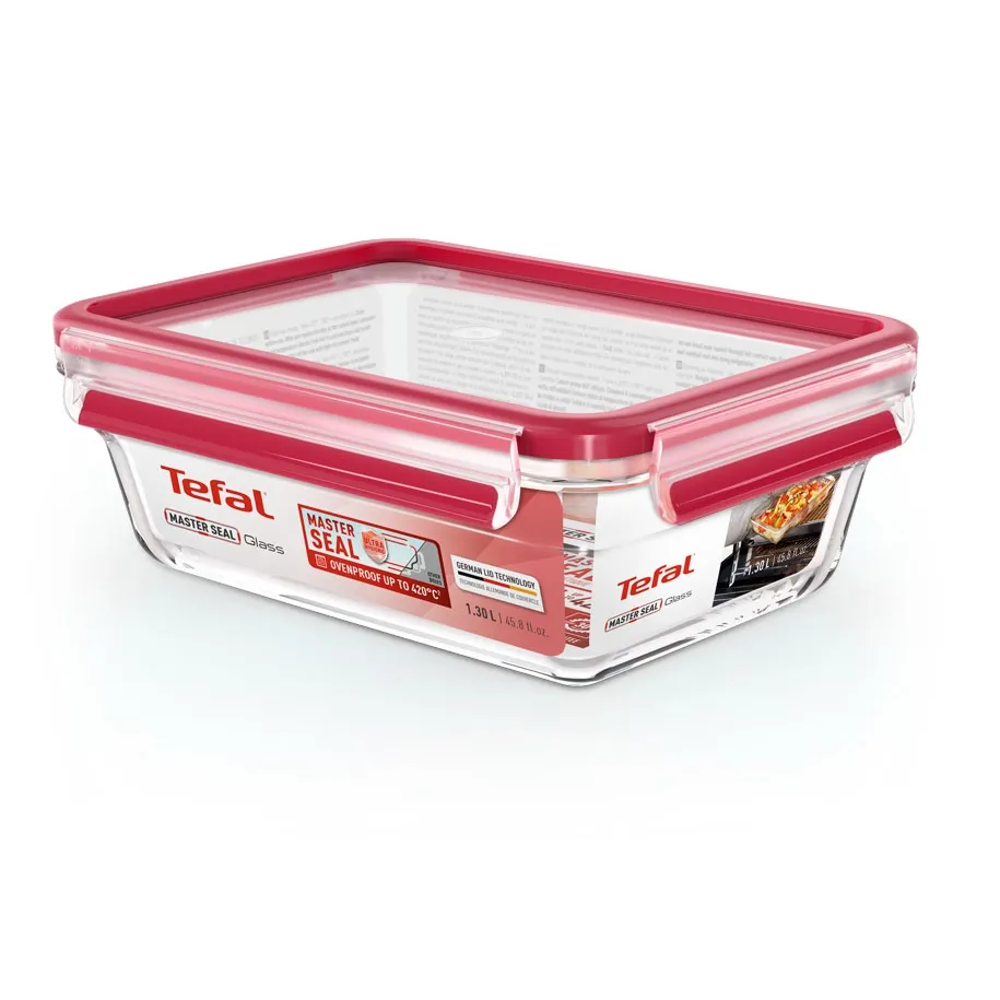 Кутия за съхранение, Tefal N1041010, MSEAL GLASS NEW RE 1.3 L TEF1