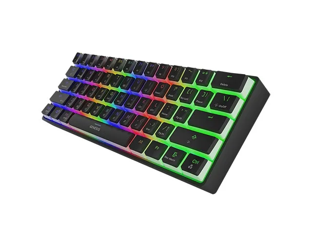 Клавиатура, Genesis Mechanical Gaming Keyboard Thor 660 Wireless RGB Backligtht Gateron Red Black - image 4