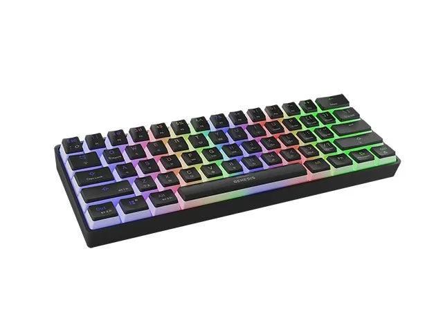 Клавиатура, Genesis Mechanical Gaming Keyboard Thor 660 Wireless RGB Backligtht Gateron Red Black - image 5