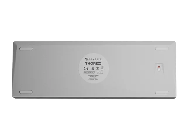 Клавиатура, Genesis Mechanical Gaming Keyboard Thor 660 Wireless RGB Backligtht Gateron Red White - image 2