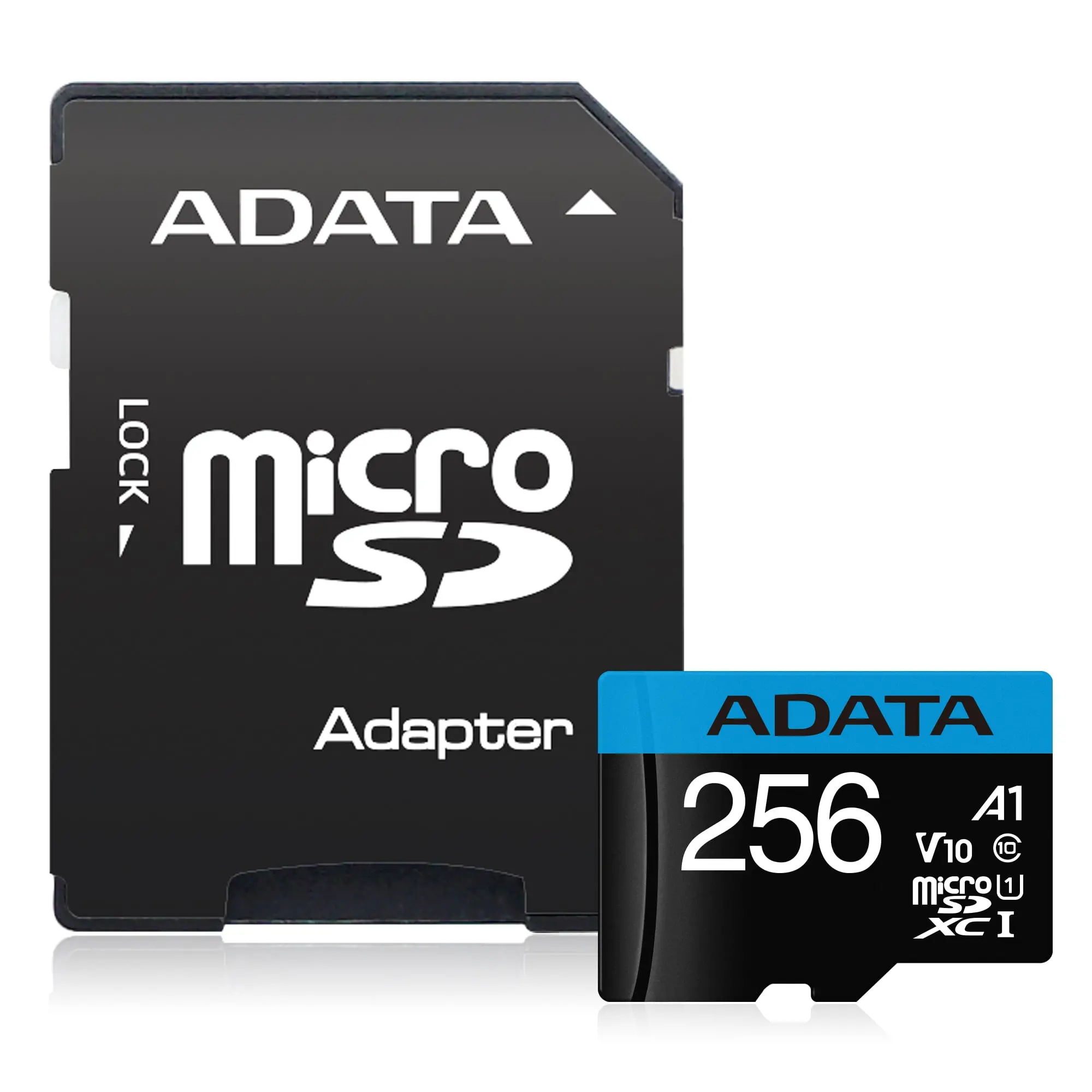 Памет, ADATA 256GB MicroSDXC UHS-I CLASS 10 (with adapter) - image 1
