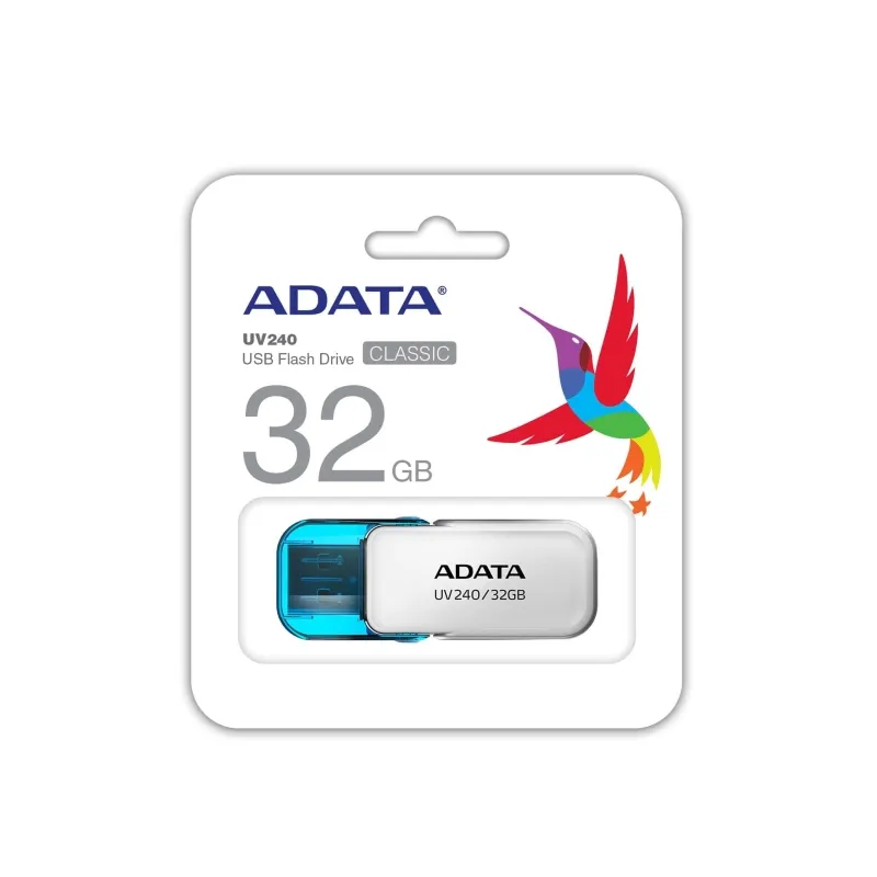 Памет, ADATA UV240 32GB USB 2.0 White - image 2