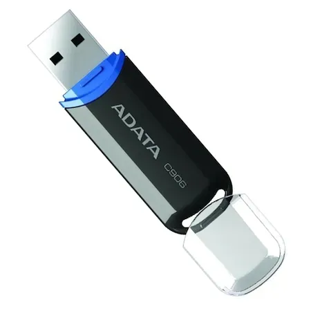 Памет, ADATA C906 64GB USB 2.0 Black - image 2