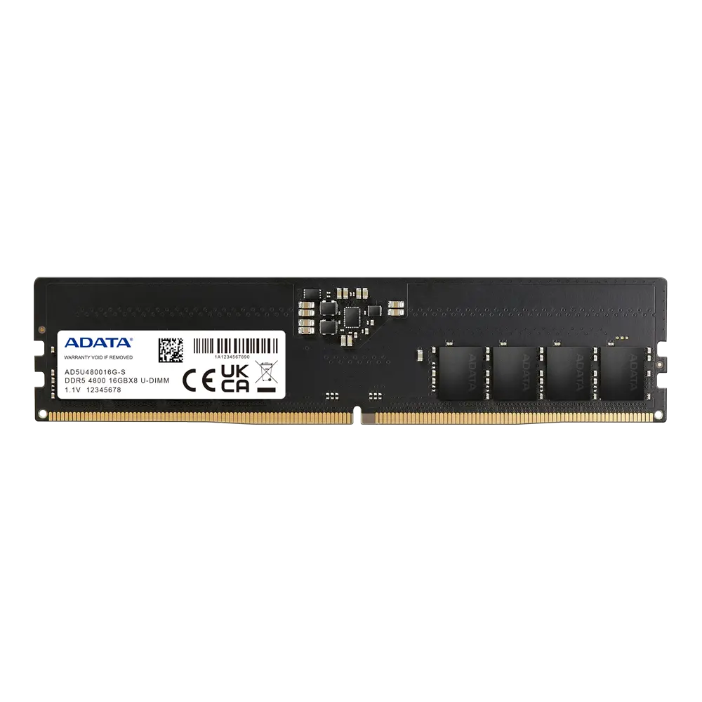 Памет, ADATA 16GB DDR5 4800 MHz U-DIMM