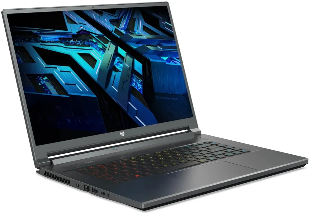 Лаптоп, Acer Predator Triton 500, PT516-52s-91ZB, Core i9-12900H, 16"(2560x1600), 240Hz,16GB LPDDR5 (1slot free),1024GB PCIe SSD, SD card, FHD Cam, Wi-Fi 6ax, BT 5.2,Win 11 Home,Black + Acer Gaming Mouse Cestus 330 + Acer Predator 17.3" Backpack - image 1