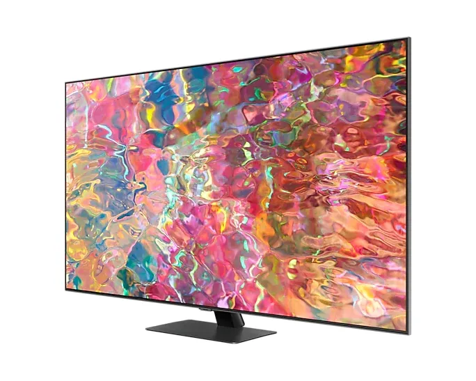 Телевизор, Samsung 75'' 75Q80B QLED FLAT, SMART, 3800 PQI, Full-Array Micro Dimming, Quantum HDR 1500, Dolby Digital Plus, Q-Symphony, Bixby, Bluetooth 4.2, Wi-Fi 5, 4xHDMI 2.1, 2xUSB 2.0, Tizen 6.5, Titan Black - image 1