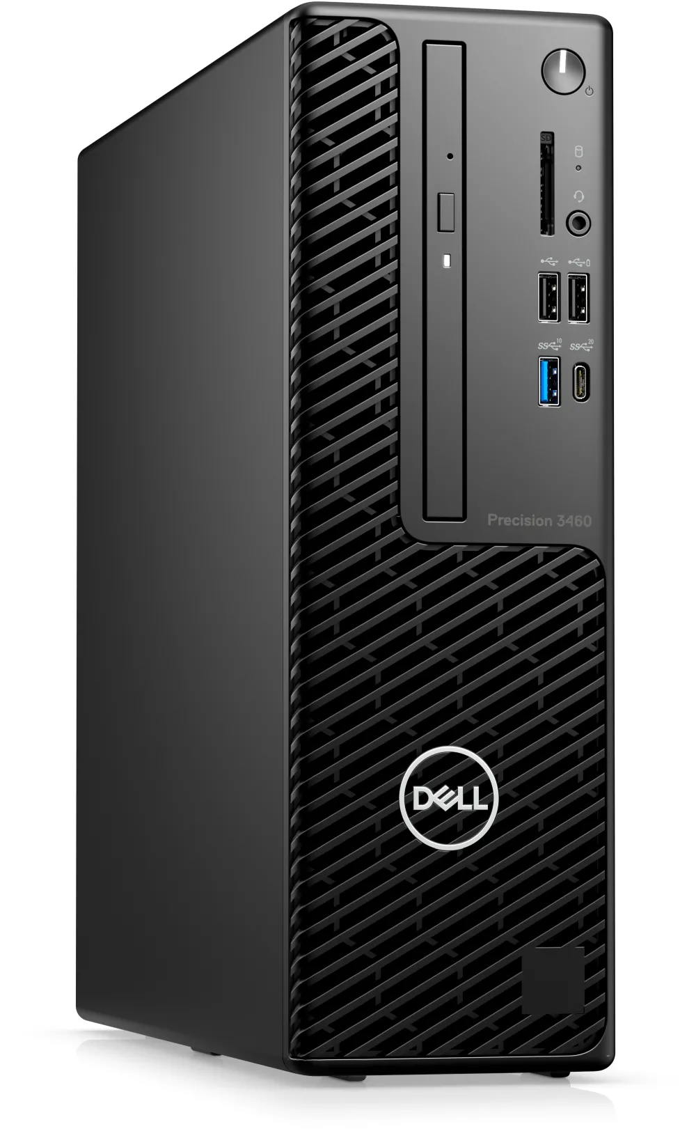 Работна станция, Dell Precision 3460 SFF , Intel Core i7-12700 (25M Cache, up to 4.9 GHz), 16GB (2X8GB) 4800MHz SO-DIMM DDR5, 512GB SSD PCIe M.2, Nvidia Quadro T600 4GB, DVD RW, Keyboard&Mouse, 260 W, Windows 11 Pro, 3Yr ProSpt - image 1