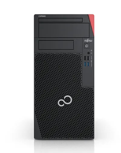 Настолен компютър, Fujitsu ESPRIMO P5011, Intel Core i7-11700, 1x 16GB DDR4-3200, SSD PCIe 512GB M.2 NVMe SED (Gen4), DVD SuperMulti, Country kit (EU+), Power supply Gold 280W, Load Win10 Pro(64) R3+Office 1mth Trial/Optical USB mouse black, Win10 Pro