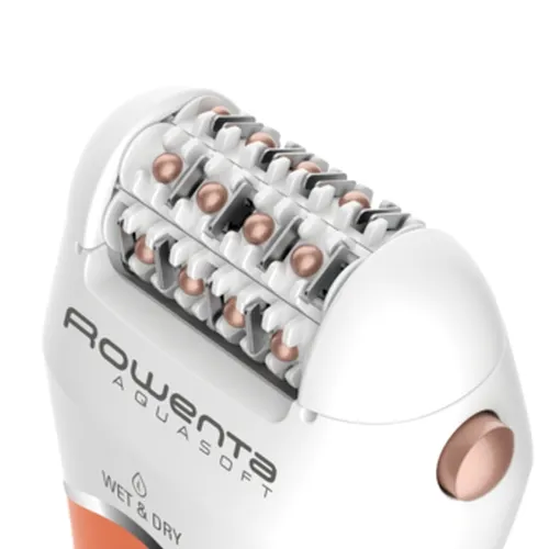 Епилатор, Rowenta EP4920F0, Wet & Dry Aquasoft, 3 in 1 epilator/ shaver/ trimmer, advanced epilation technology, 24 hygenic stainless steel tweezers & 0.8mm tweezers opening, hair guiding system, 31mm head, soft touch body, removable head, cordless use, 40min auto - image 2