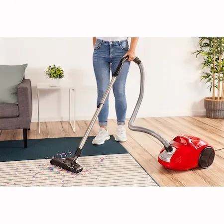 Прахосмукачка, Rowenta RO3953EA, Compact Power parquet ACAA, 75db, H+ bag, SPA upgrade suction head, TTM + XL with brush, parquet + crevice tool 2 in 1 + upholstery nozzle, color red - image 6