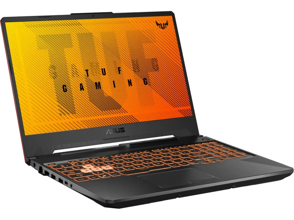 Лаптоп, Asus TUF F15 FX506LHB-HN324 , Intel i5-10300H 2.5 GHZ (8M cache, up to 4.5GHz 4, cores), 15.6" FHD AG (1920x1080)144Hz, 16GB DDR4 2933MHz (1x8 GB), PCIE NVME 512GB M.2 SSD, NVIDIA GeForce GTX1650 4GB GDDR6, WiFi 6, RGB Illum. Kbd, no OS, Black - image 1