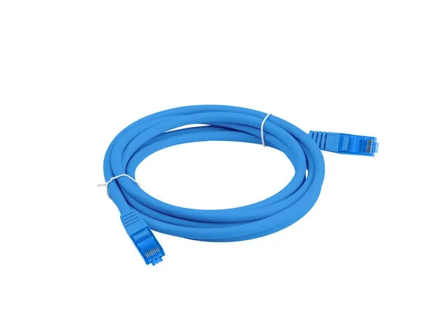 Кабел, Lanberg patch cord CAT.6A FTP LSZH CCA 1.5m Fluke Passed, blue - image 2