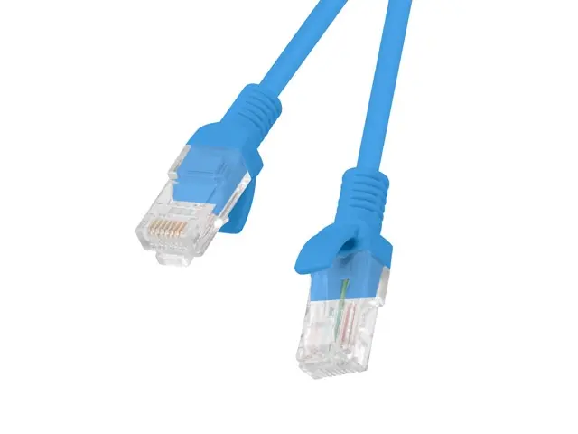 Кабел, Lanberg patch cord CAT.6 20m, blue