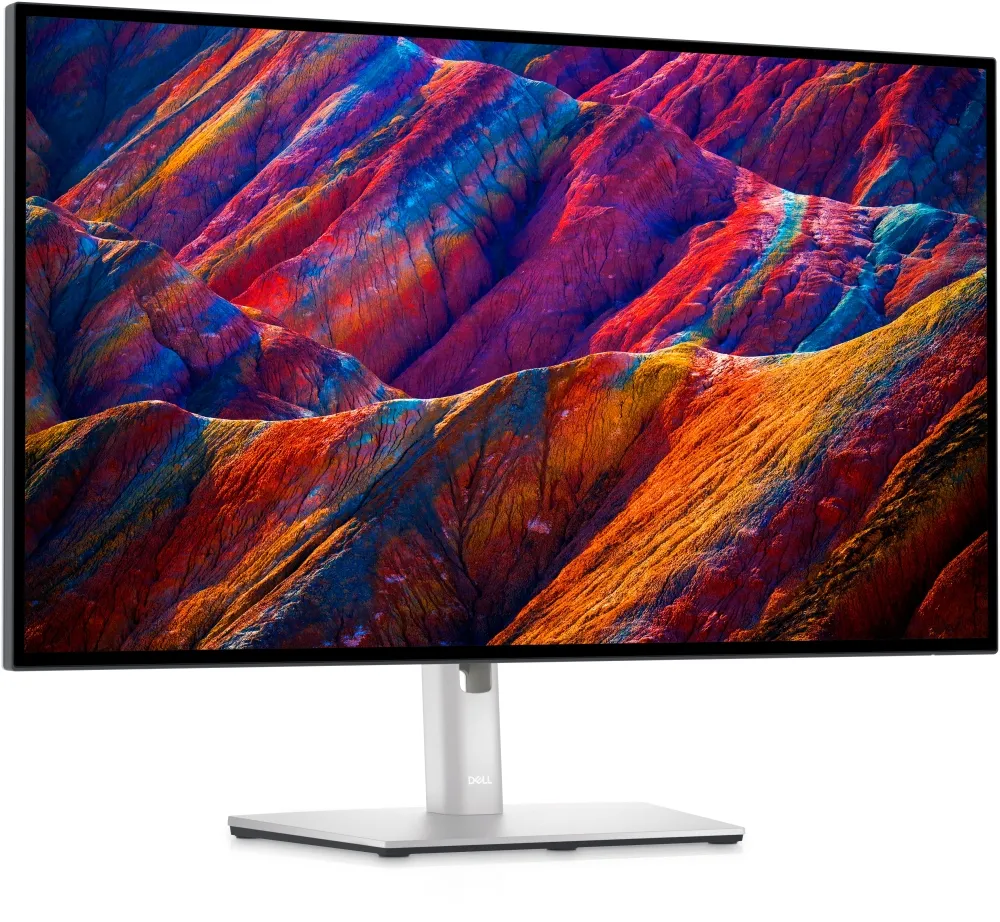 Монитор, Dell U2723QE, 27" IPS Anti-Glare, UltraSharp InfinityEdge, 5ms, 2000:1, 400 cd/m2, 4K 3840x2160, 100% sRGB, HDMI, DisplayPort, USB 3.2 Gen 2/USB-C hub, RJ45, ComfortView Plus, Height Adjustable, Pivot, Swivel, Tilt, PiP, PbP, Grey