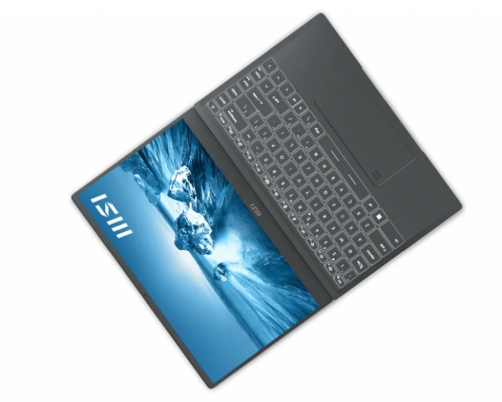 Лаптоп, MSI Prestige 14 Evo A12M, i7-1280P (14C/20T up to 4.80 GHz), 14" FHD (1920x1080), sRGB 100%, 300nits 1W panel,  16GB LPDDR4X onboard, SSD 1TB M.2 PCIe GEN4x4, Iris Xe GPU, Wi-Fi 6E, BT5.2, Windows 11 Home, 3-Cell 53.8 Whr, Carbon Gray, 1.29 kg - image 2