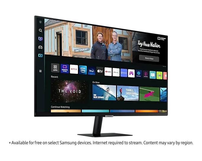 Монитор, Samsung 27BM500, 27" VA LED, SMART, 60 Hz, 4 ms GTG, 1920x1080, 250 cd/m2, 3000:1, HDR 10, Eye Saver, Flicker Free, Auto Source Switch+, 2xUSB 2.0, 2xHDMI 1.4, Wi-Fi 5, Bluetooth 4.2, Speakers, 178°/178°, Black - image 2