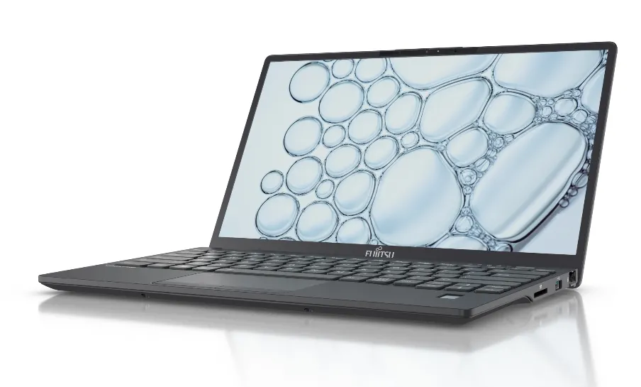 Лаптоп, Fujitsu LIFEBOOK U9311 black, Intel Core i7-1185G7, 13.3" FHD with IR Cam, 16GB onboard, SSD 1TB PCIe 3.0 NVMe M.2, 4cell 50Wh, LTE Sierra Wireless EM9191 (5G), Intel WiFi 6 AX201, BT5, PalmSecure, SCR, Intel IRIS graphics, Backlit KBD, Win10 Pro(64) - image 1