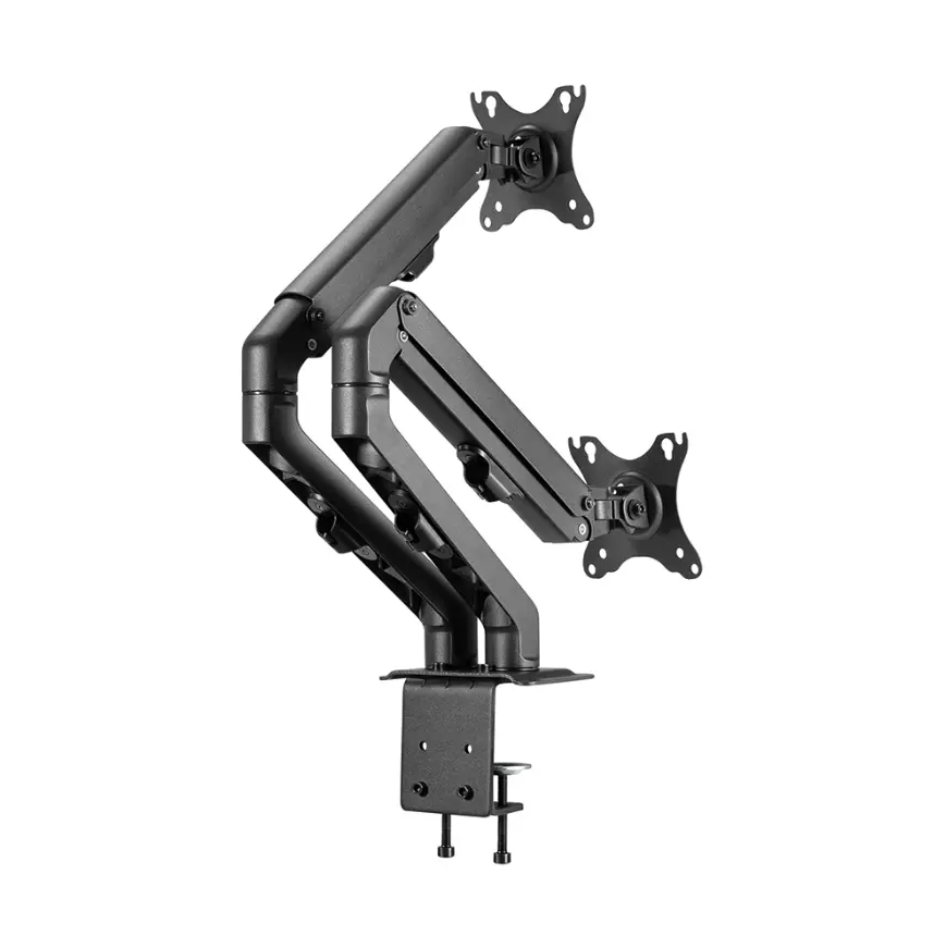 Стойка, Neomounts by NewStar Flat Screen Desk Mount (stand/grommet) for 2 screens - image 3