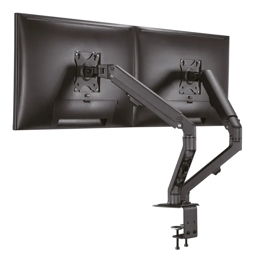 Стойка, Neomounts by NewStar Flat Screen Desk Mount (stand/grommet) for 2 screens - image 9