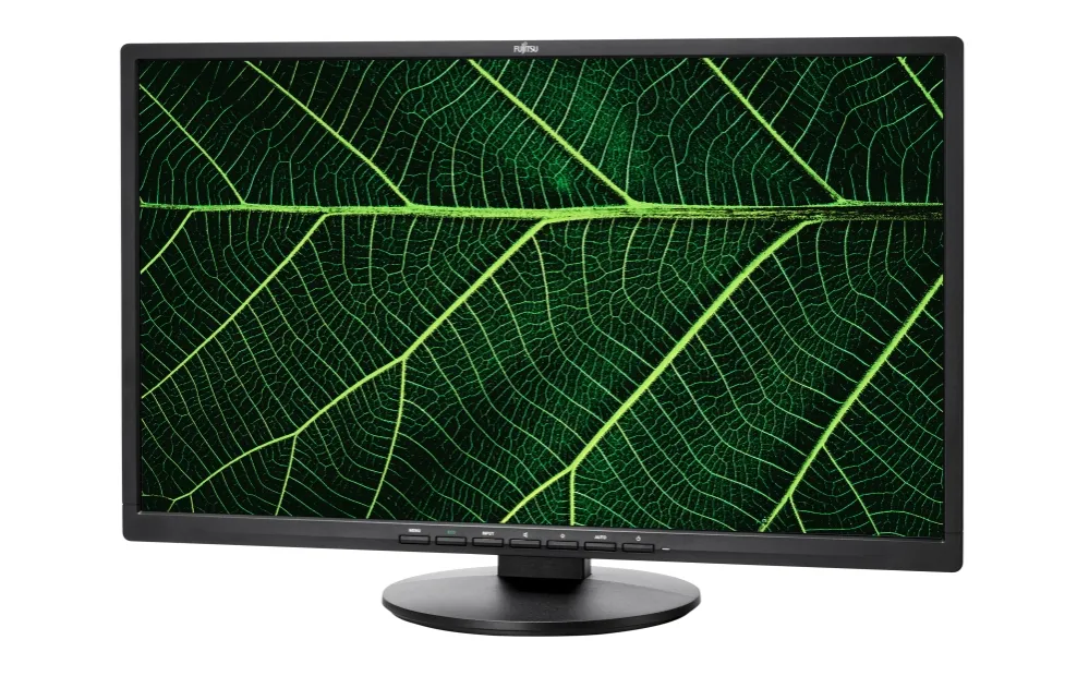 Монитор, Fujitsu DISPLAY E24-8 TS Pro 23.8" Ultra Wide, LED, E-Line, IPS, 5ms, 1000:1, 250 cd/m2, Contrast: 20 000 000:1, 1920x1080 FHD, 77% NTSC/99% sRGB color, 1xDP, 1xDVI, 1xVGA, Sp.2x2W, Tilt angle -5°/+22°, ENERGY STAR 8.0, TUV Certified, Matt black - image 1