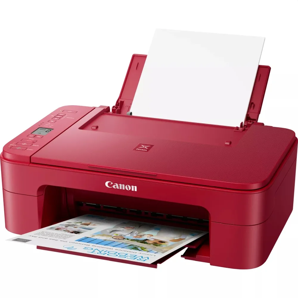 Мастилоструйно многофункционално устройство, Canon PIXMA TS3352 All-In-One, Red - image 1