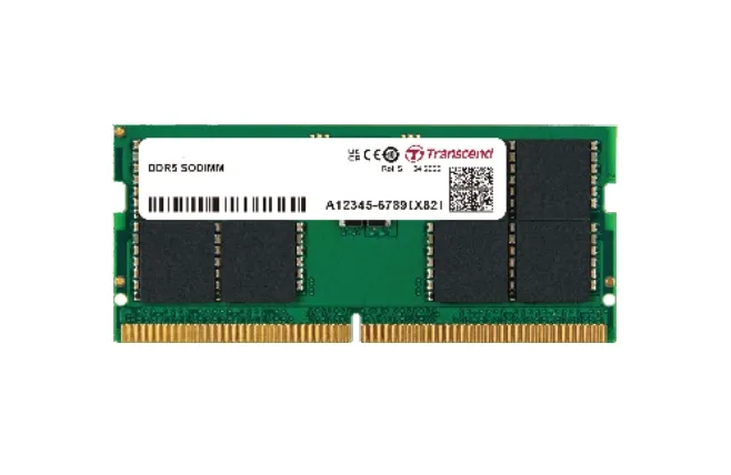 Памет, Transcend 32GB JM DDR5 4800 SO-DIMM 2Rx8 2Gx8 CL40 1.1V