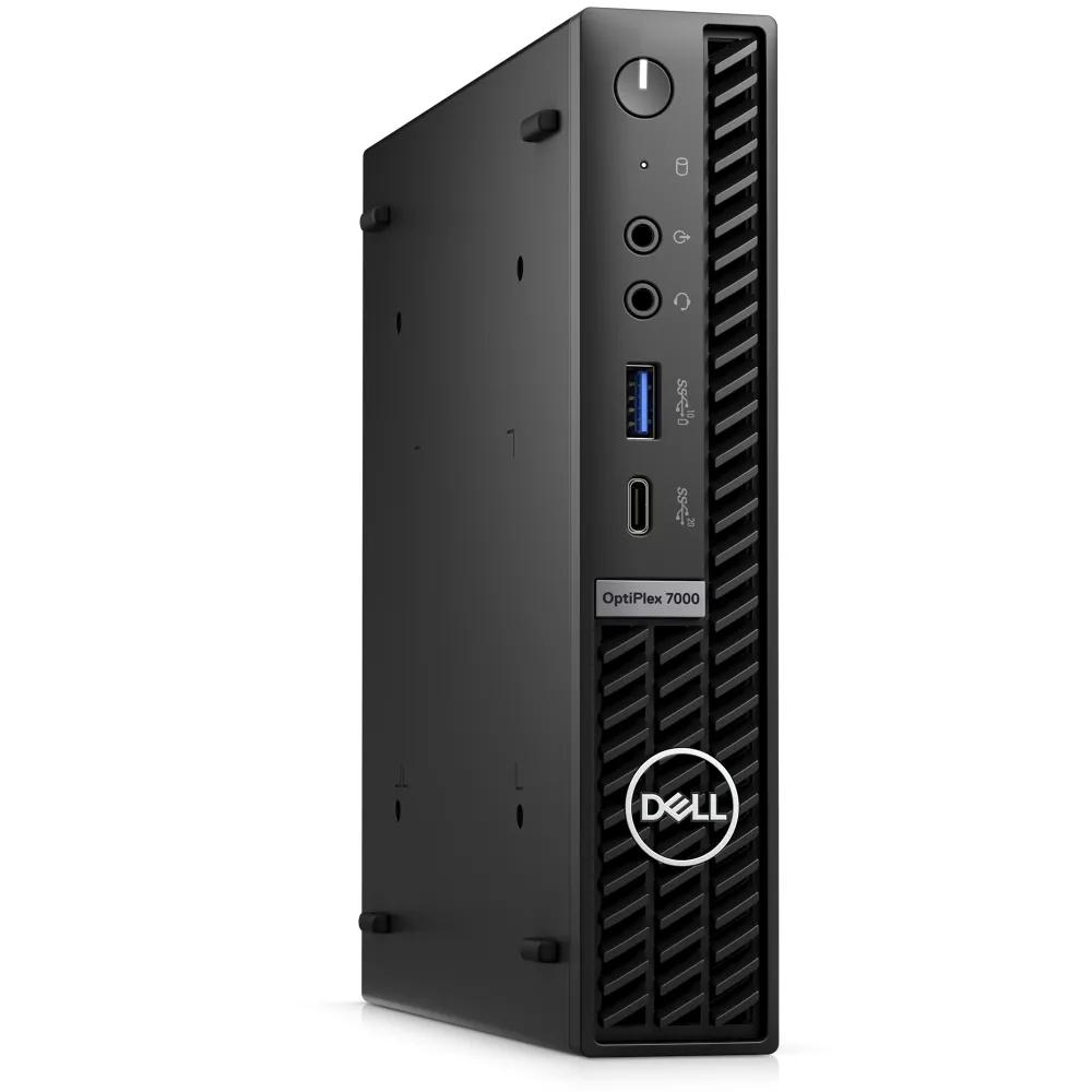Настолен компютър, Dell OptiPlex 7000 MFF, Intel Core i5-12500T (6 Cores/18MB/2.0GHz to 4.4GHz), 8GB (1x8GB) DDR4, 256GB SSD PCIe M.2, Intel UHD 770, WiFi+BT,Keyboard&Mouse, Win 11 Pro, 3Y BOS - image 2