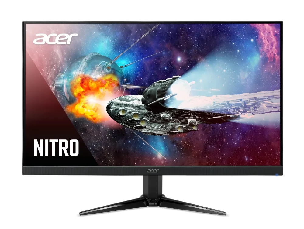 Монитор, Acer Nitro QG221Qbii, 21.5" VA LED, 1ms(VRB),  ZeroFrame FreeSync, 100M:1 ACM, 250 cd/m2,1920x1080 FHD 75Hz, VGA, 2xHDMI, VESA wall, Black - image 1