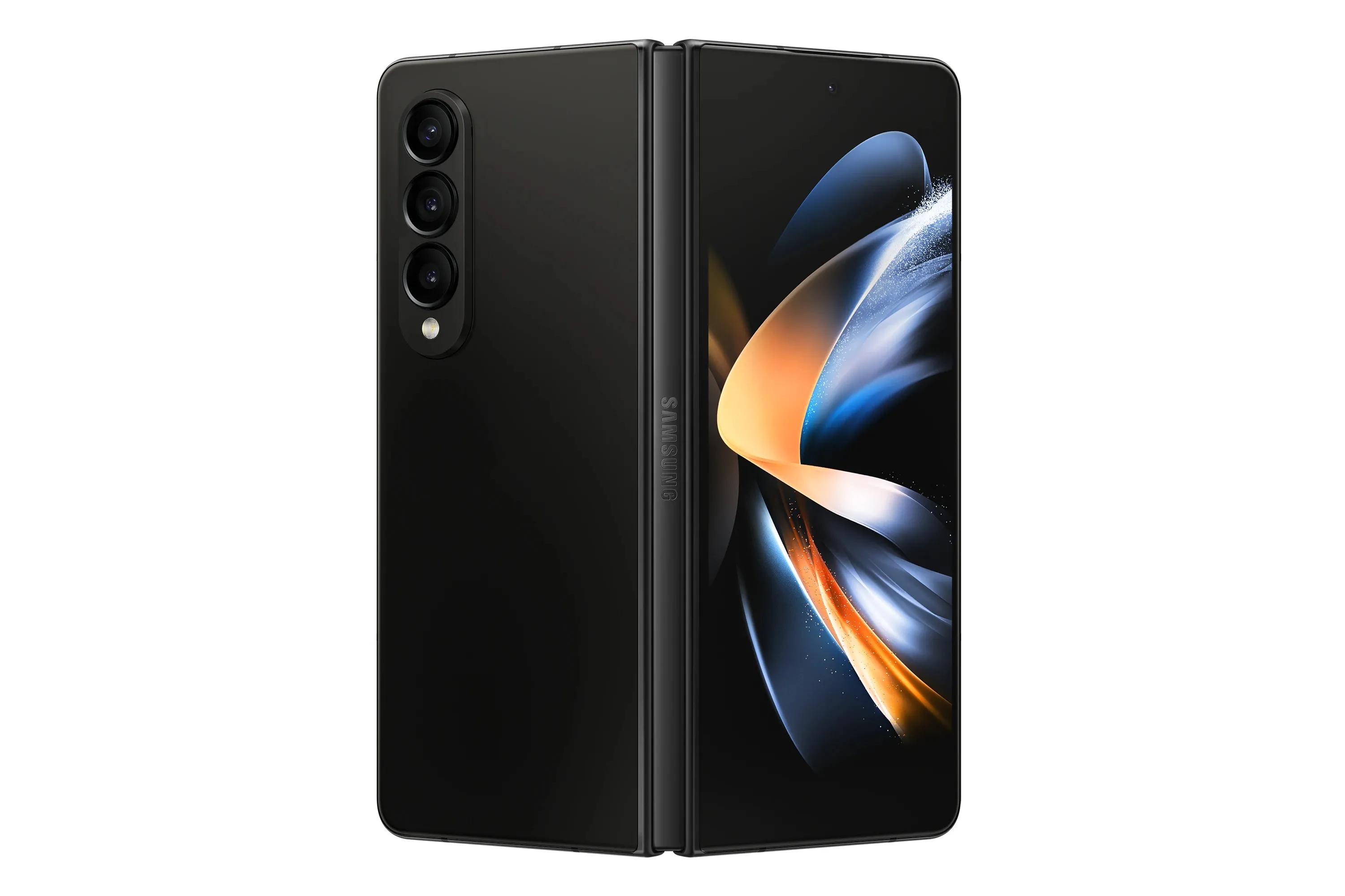 Мобилен телефон, Samsung SM-F936 GALAXY Fold 4 5G 512 GB, Octa-Core (1x3.19 GHz, 3x2.75 GHz, 4x1.8 GHz), 12 GB RAM, 7.6" 1812x2176 120 Hz Dynamic AMOLED, HDR10+, 50.0 MP + 10.0 MP + 12.0 MP + 4.0 MP Selfie + 10.0 MP Selfie, 4400 mAh, Dual SIM, Black